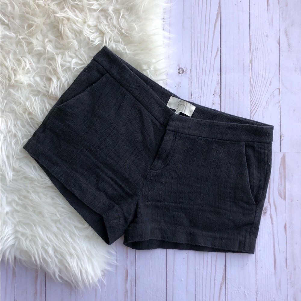 Joie Black Textured Shorts